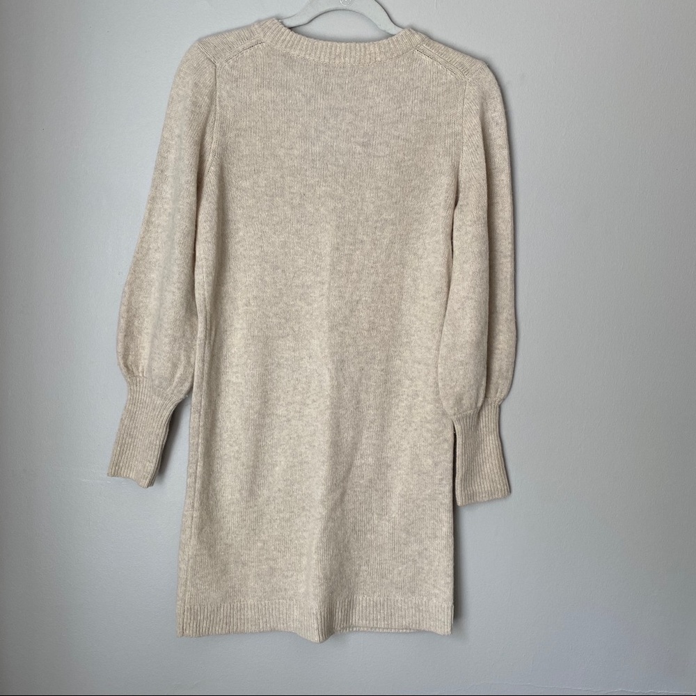 madewell bubble sleeve sweater dress - Picture 3 of 6
